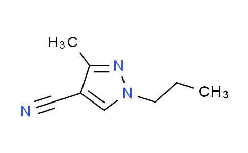 CAS No. 1177346-71-2, 3-methyl-1-propyl-1H-pyrazole-4-carbonitrile