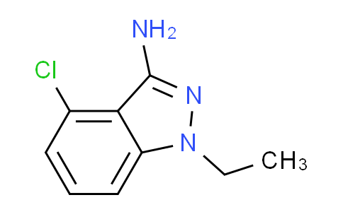 CAS No. 1015846-49-7, 4-chloro-1-ethyl-1H-indazol-3-amine