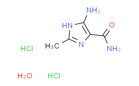 CAS No. 37800-98-9, 5-amino-2-methyl-1H-imidazole-4-carboxamide dihydrochloride hydrate