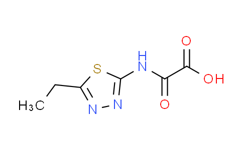CAS No. 83244-82-0, [(5-ethyl-1,3,4-thiadiazol-2-yl)amino](oxo)acetic acid