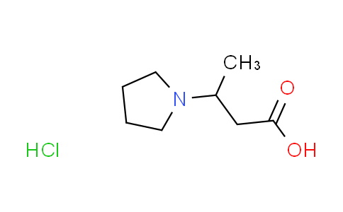 CAS No. 237062-38-3, 3-(1-pyrrolidinyl)butanoic acid hydrochloride