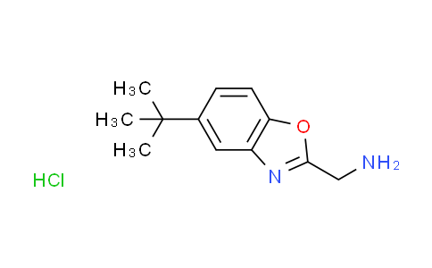 CAS No. 1158767-66-8, [(5-tert-butyl-1,3-benzoxazol-2-yl)methyl]amine hydrochloride