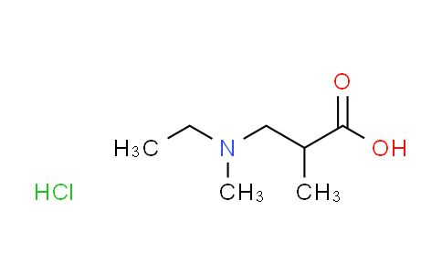 CAS No. 1158600-09-9, 3-[ethyl(methyl)amino]-2-methylpropanoic acid hydrochloride