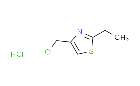 CAS No. 165316-06-3, 4-(chloromethyl)-2-ethyl-1,3-thiazole hydrochloride