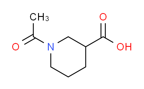 CAS No. 2637-76-5, 1-acetyl-3-piperidinecarboxylic acid