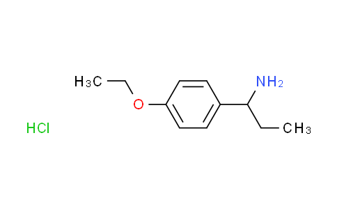 CAS No. 1201633-52-4, [1-(4-ethoxyphenyl)propyl]amine hydrochloride