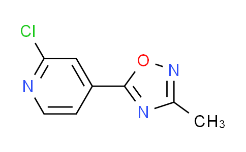 CAS No. 959240-51-8, 2-chloro-4-(3-methyl-1,2,4-oxadiazol-5-yl)pyridine