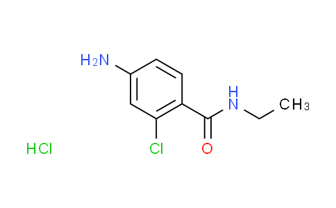 CAS No. 63498-00-0, 4-amino-2-chloro-N-ethylbenzamide hydrochloride