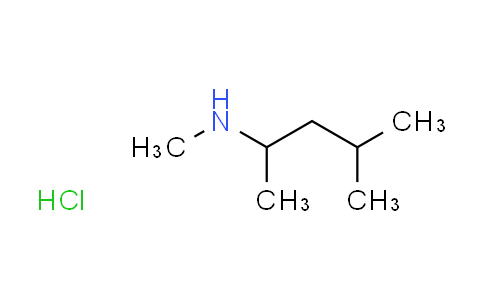 CAS No. 89979-62-4, N,4-dimethyl-2-pentanamine hydrochloride