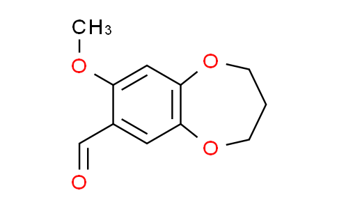 CAS No. 919016-99-2, 8-methoxy-3,4-dihydro-2H-1,5-benzodioxepine-7-carbaldehyde