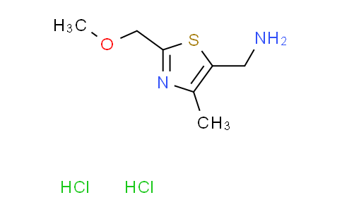 CAS No. 1185294-40-9, {[2-(methoxymethyl)-4-methyl-1,3-thiazol-5-yl]methyl}amine dihydrochloride