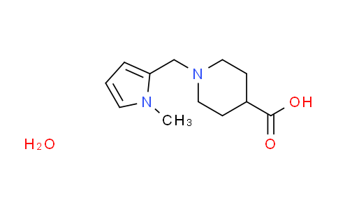 CAS No. 1269039-36-2, 1-[(1-methyl-1H-pyrrol-2-yl)methyl]-4-piperidinecarboxylic acid hydrate