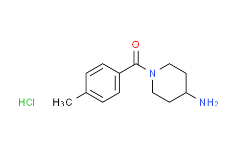 CAS No. 1158307-50-6, 1-(4-methylbenzoyl)-4-piperidinamine hydrochloride