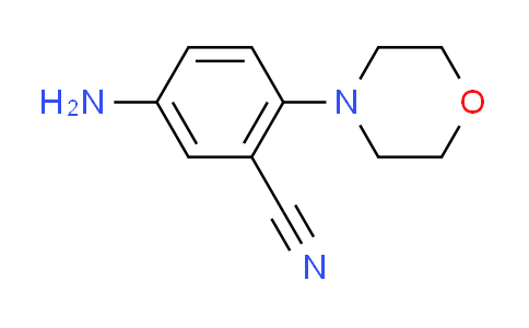 CAS No. 78252-12-7, 5-amino-2-(4-morpholinyl)benzonitrile