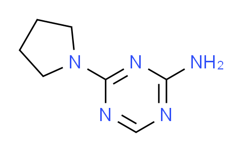 CAS No. 940980-96-1, 4-(1-pyrrolidinyl)-1,3,5-triazin-2-amine
