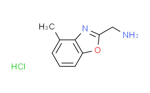 CAS No. 1255717-38-4, [(4-methyl-1,3-benzoxazol-2-yl)methyl]amine hydrochloride