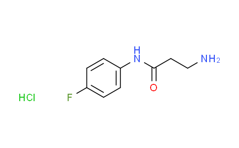 CAS No. 1220035-45-9, N~1~-(4-fluorophenyl)-beta-alaninamide hydrochloride