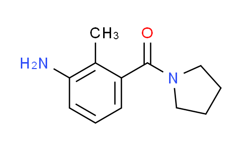 CAS No. 926195-24-6, 2-methyl-3-(1-pyrrolidinylcarbonyl)aniline
