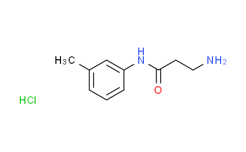 CAS No. 1220035-28-8, N~1~-(3-methylphenyl)-beta-alaninamide hydrochloride
