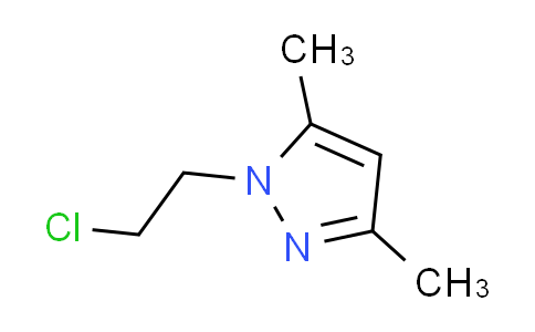 CAS No. 38460-08-1, 1-(2-chloroethyl)-3,5-dimethyl-1H-pyrazole
