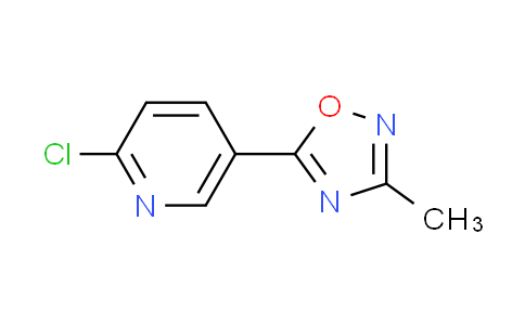 CAS No. 959240-62-1, 2-chloro-5-(3-methyl-1,2,4-oxadiazol-5-yl)pyridine