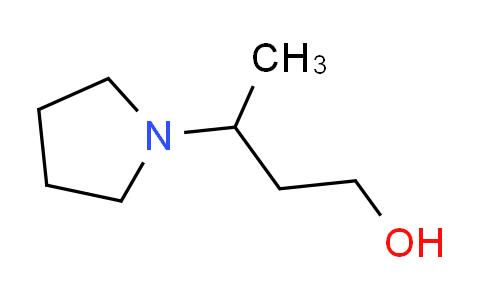 CAS No. 158261-95-1, 3-(1-pyrrolidinyl)-1-butanol