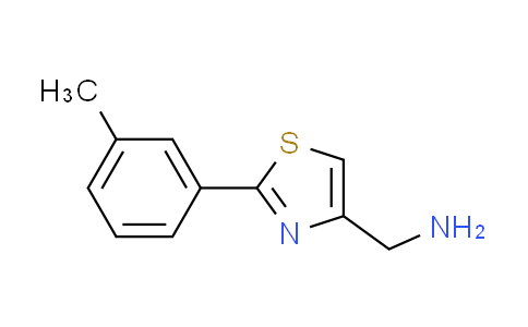 CAS No. 89152-85-2, 1-[2-(3-methylphenyl)-1,3-thiazol-4-yl]methanamine