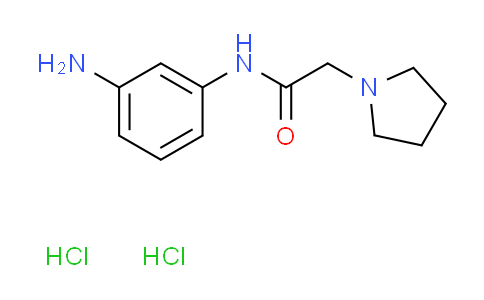 CAS No. 1269105-65-8, N-(3-aminophenyl)-2-(1-pyrrolidinyl)acetamide dihydrochloride