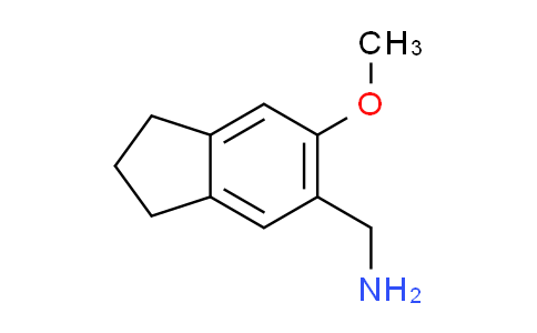 CAS No. 879063-08-8, 1-(6-methoxy-2,3-dihydro-1H-inden-5-yl)methanamine