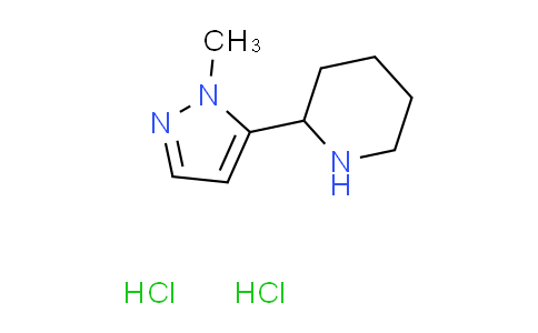 CAS No. 1609402-74-5, 2-(1-methyl-1H-pyrazol-5-yl)piperidine dihydrochloride