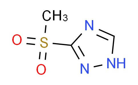 CAS No. 3589-05-7, 3-(methylsulfonyl)-1H-1,2,4-triazole