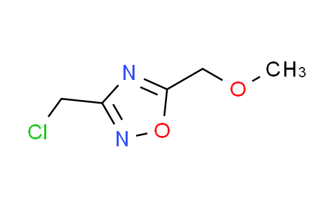 CAS No. 1015846-54-4, 3-(chloromethyl)-5-(methoxymethyl)-1,2,4-oxadiazole