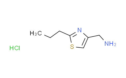 CAS No. 1255718-29-6, [(2-propyl-1,3-thiazol-4-yl)methyl]amine hydrochloride