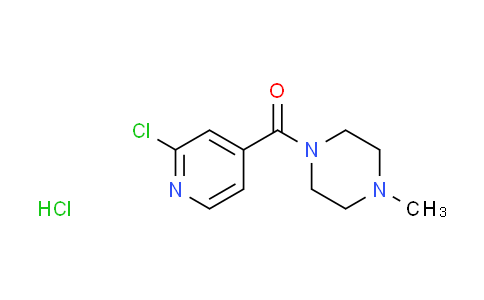 CAS No. 1185294-13-6, 1-(2-chloroisonicotinoyl)-4-methylpiperazine hydrochloride