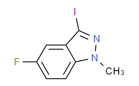 CAS No. 1060817-10-8, 5-fluoro-3-iodo-1-methyl-1H-indazole