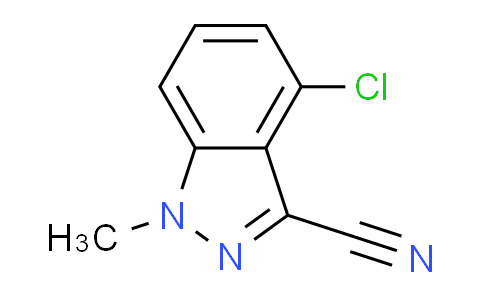 CAS No. 1015846-56-6, 4-chloro-1-methyl-1H-indazole-3-carbonitrile