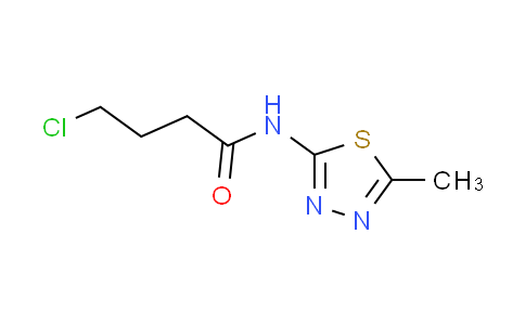 CAS No. 392244-44-9, 4-chloro-N-(5-methyl-1,3,4-thiadiazol-2-yl)butanamide