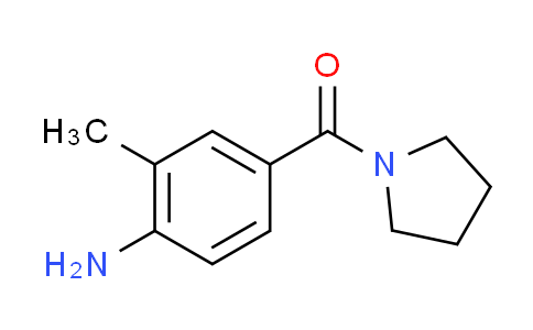 CAS No. 926188-33-2, 2-methyl-4-(1-pyrrolidinylcarbonyl)aniline