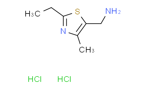 CAS No. 1269184-78-2, [(2-ethyl-4-methyl-1,3-thiazol-5-yl)methyl]amine dihydrochloride