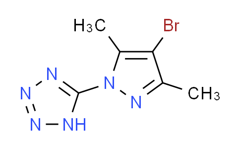 CAS No. 1020248-97-8, 5-(4-bromo-3,5-dimethyl-1H-pyrazol-1-yl)-1H-tetrazole