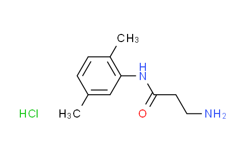 CAS No. 1268990-65-3, N~1~-(2,5-dimethylphenyl)-beta-alaninamide hydrochloride