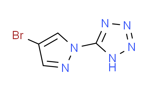 CAS No. 496918-93-5, 5-(4-bromo-1H-pyrazol-1-yl)-1H-tetrazole