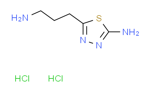 CAS No. 1211502-28-1, 5-(3-aminopropyl)-1,3,4-thiadiazol-2-amine dihydrochloride