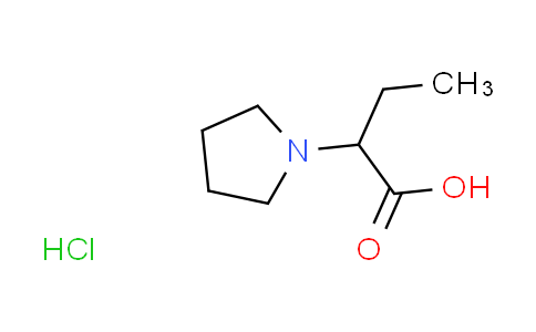 CAS No. 1219237-63-4, 2-(1-pyrrolidinyl)butanoic acid hydrochloride