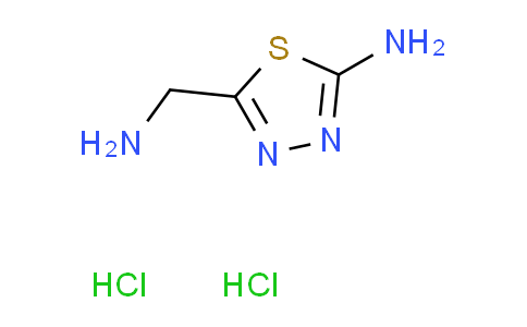 CAS No. 1211483-84-9, 5-(aminomethyl)-1,3,4-thiadiazol-2-amine dihydrochloride