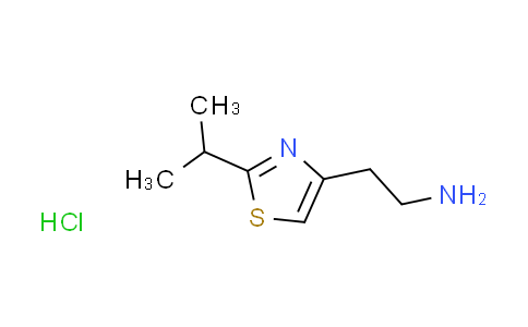 CAS No. 1269288-69-8, [2-(2-isopropyl-1,3-thiazol-4-yl)ethyl]amine hydrochloride