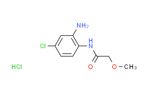 CAS No. 1609395-70-1, N-(2-amino-4-chlorophenyl)-2-methoxyacetamide hydrochloride