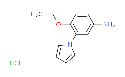 CAS No. 1269105-69-2, [4-ethoxy-3-(1H-pyrrol-1-yl)phenyl]amine hydrochloride