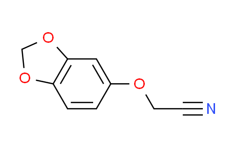 CAS No. 72955-89-6, (1,3-benzodioxol-5-yloxy)acetonitrile