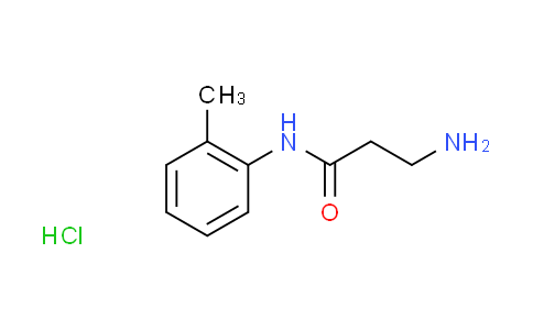 CAS No. 1220036-84-9, N~1~-(2-methylphenyl)-beta-alaninamide hydrochloride